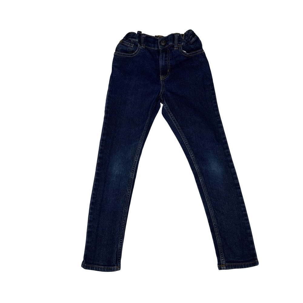 OshKosh Skinny Jeans Girls 8R Dark Blue Cotton Blend Stretch Adjustable Waist